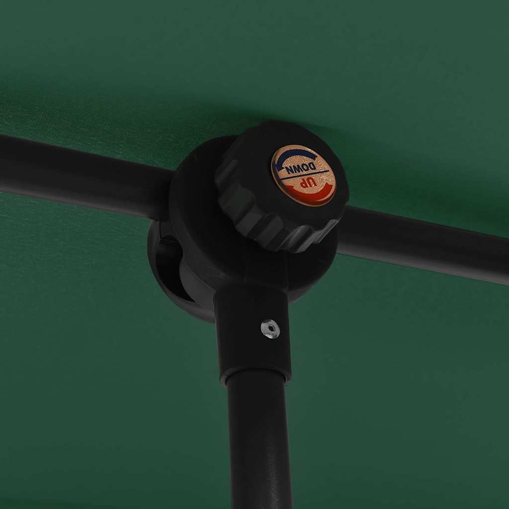 vidaXL Ομπρέλα Κήπου Πράσινη 2 x 1,5 μ. με Ιστό Αλουμινίου