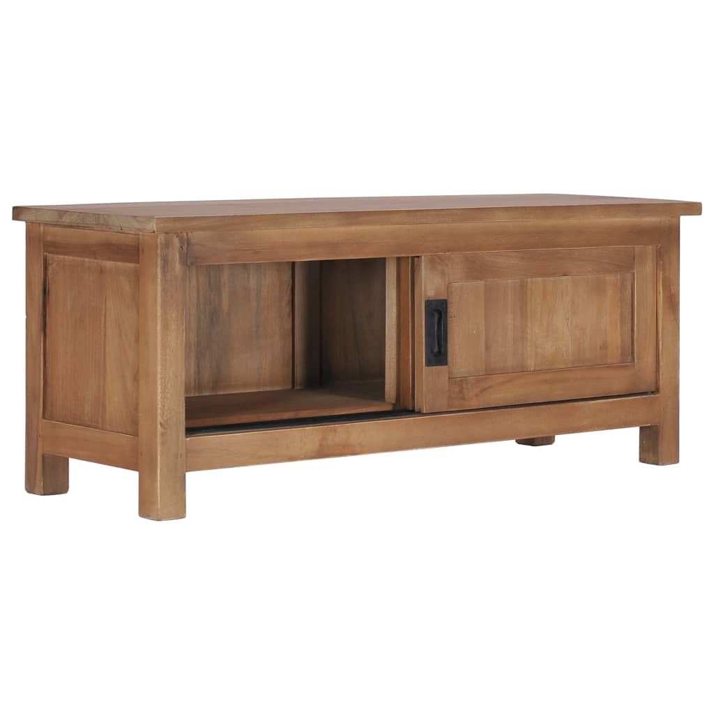vidaXL Έπιπλο Τηλεόρασης 90 x 30 x 35 εκ. από Μασίφ Ξύλο Teak