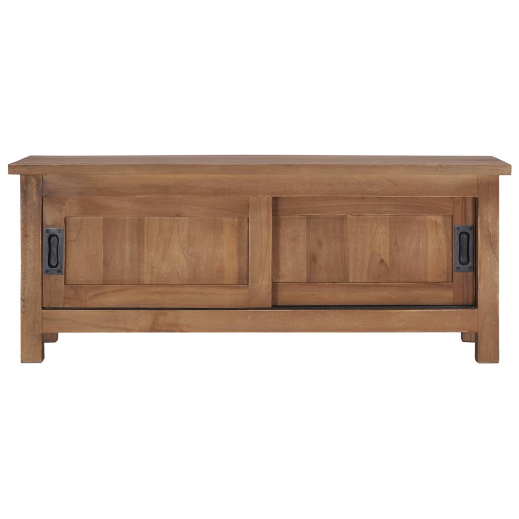 vidaXL Έπιπλο Τηλεόρασης 90 x 30 x 35 εκ. από Μασίφ Ξύλο Teak