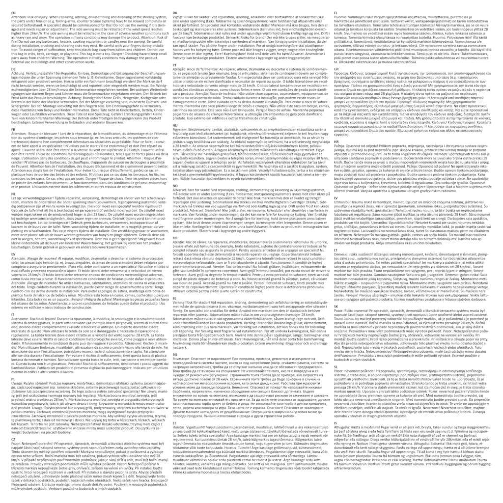 vidaXL Σκίαστρο Πλαϊνό Συρόμενο Βεράντας Μαύρο 140 x 500 εκ.