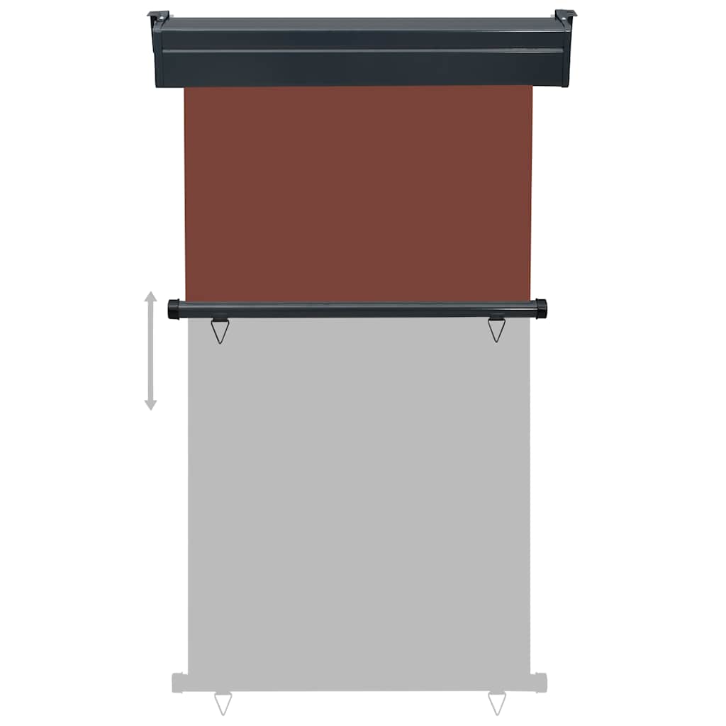 vidaXL Σκίαστρο Βεράντας Πλαϊνό Καφέ 105 x 250 εκ.