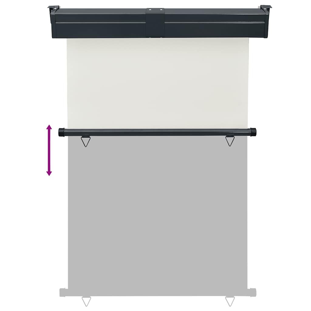 vidaXL Σκίαστρο Βεράντας Πλαϊνό Κρεμ 125 x 250 εκ.