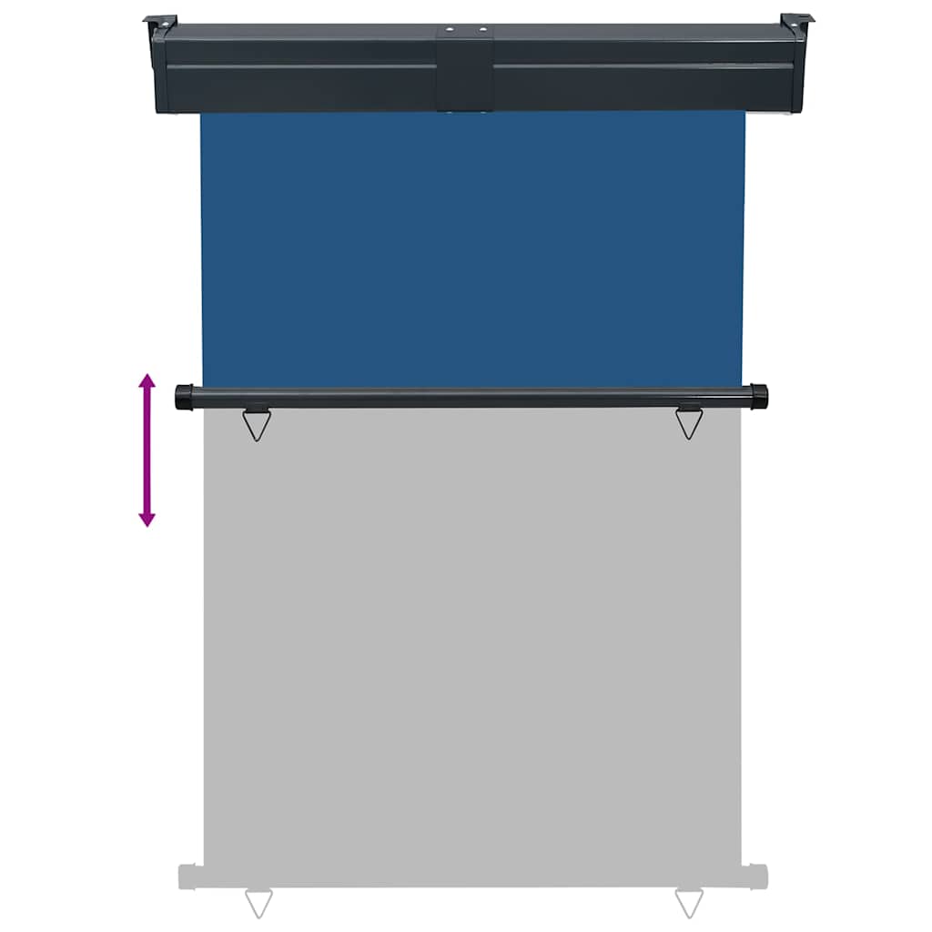 vidaXL Σκίαστρο Βεράντας Πλαϊνό Μπλε 125 x 250 εκ.