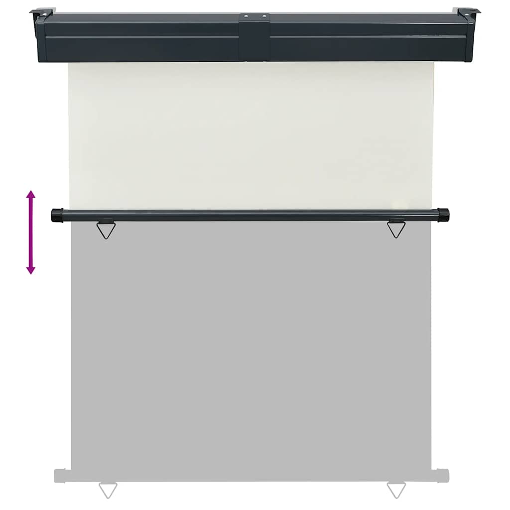 vidaXL Σκίαστρο Βεράντας Πλαϊνό Κρεμ 145 x 250 εκ.