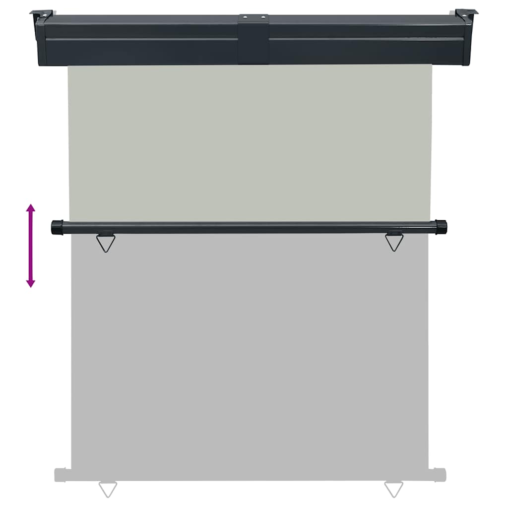 vidaXL Σκίαστρο Βεράντας Πλαϊνό Γκρι 145 x 250 εκ.
