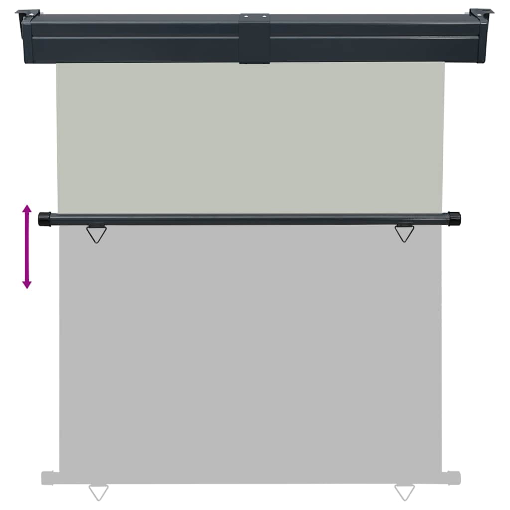 vidaXL Σκίαστρο Βεράντας Πλαϊνό Γκρι 165 x 250 εκ.