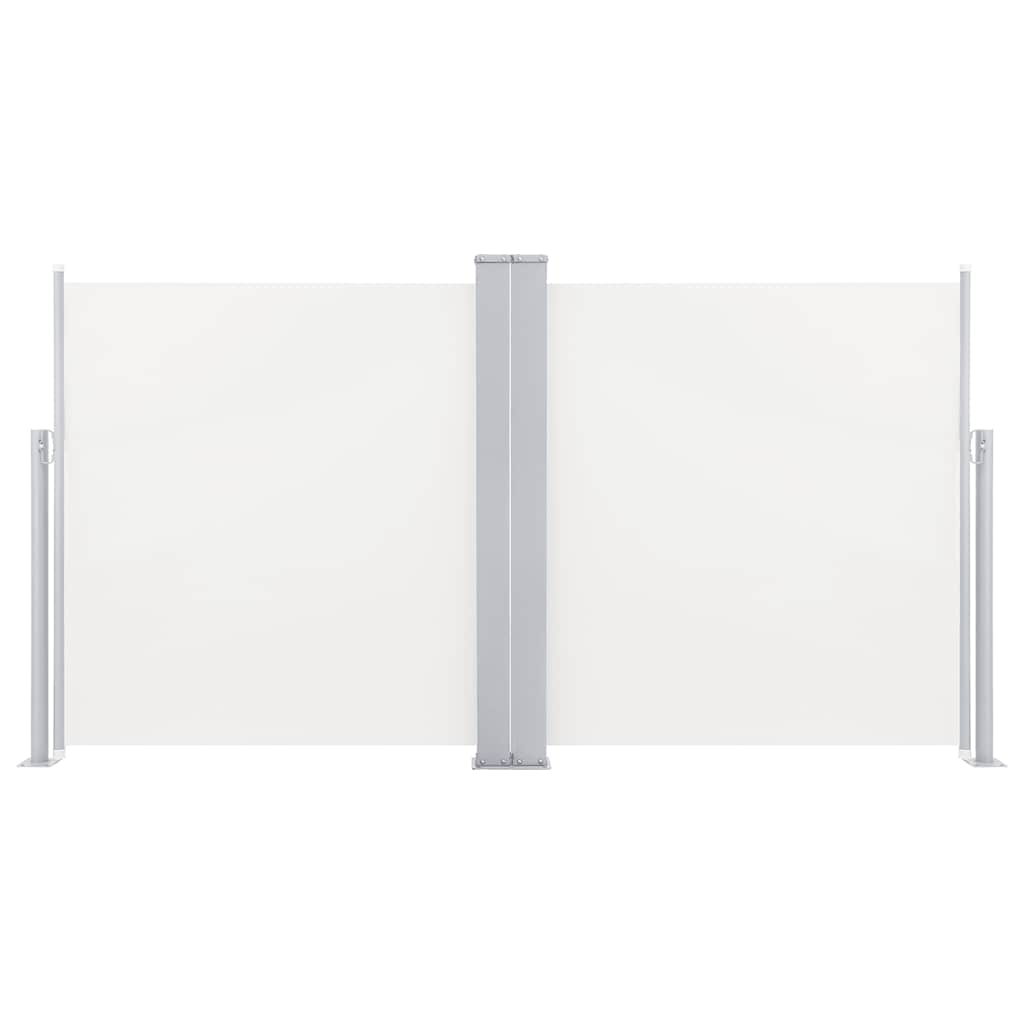 vidaXL Σκίαστρο Πλαϊνό Συρόμενο Κρεμ 120 x 600 εκ.