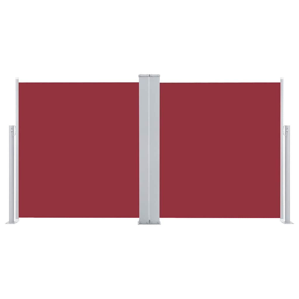 vidaXL Σκίαστρο Πλαϊνό Συρόμενο Κόκκινο 120 x 600 εκ.