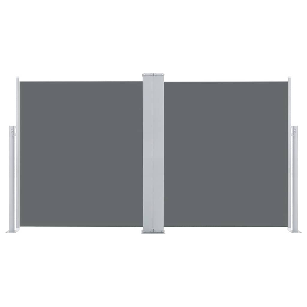 vidaXL Σκίαστρο Πλαϊνό Συρόμενο Ανθρακί 140 x 600 εκ.
