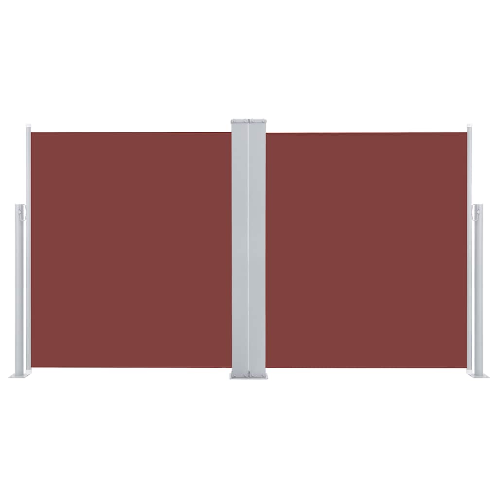 vidaXL Σκίαστρο Πλαϊνό Συρόμενο Καφέ 140 x 600 εκ.