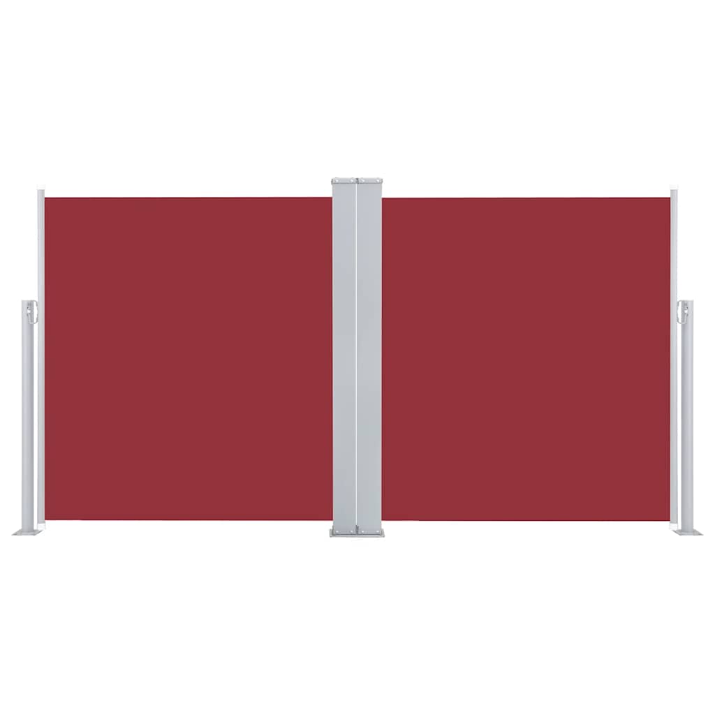 vidaXL Σκίαστρο Πλαϊνό Συρόμενο Κόκκινο 160 x 600 εκ.