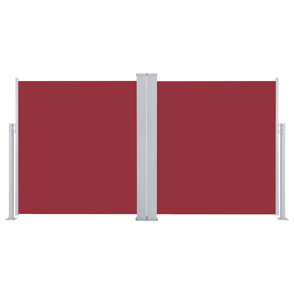 vidaXL Σκίαστρο Πλαϊνό Συρόμενο Κόκκινο 170 x 600 εκ.