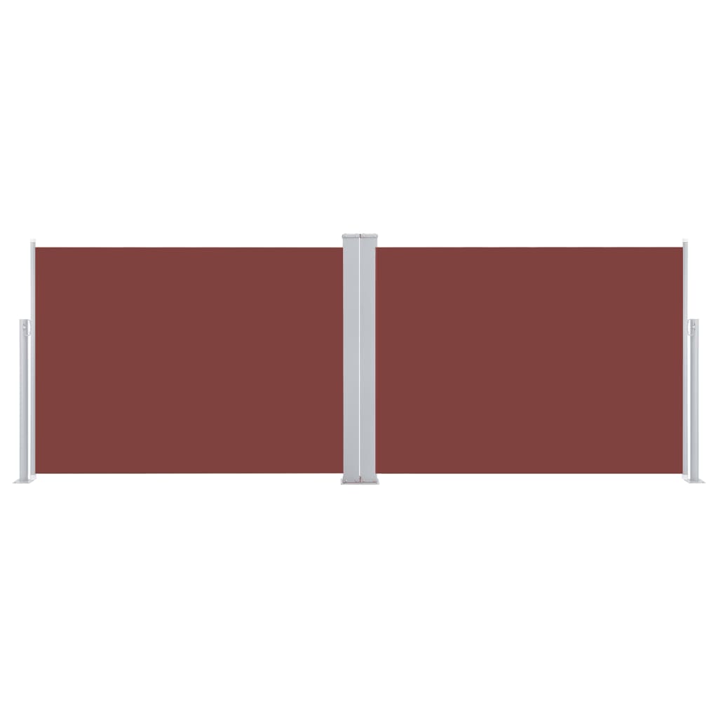 vidaXL Σκίαστρο Πλαϊνό Συρόμενο Καφέ 100 x 1000 εκ.