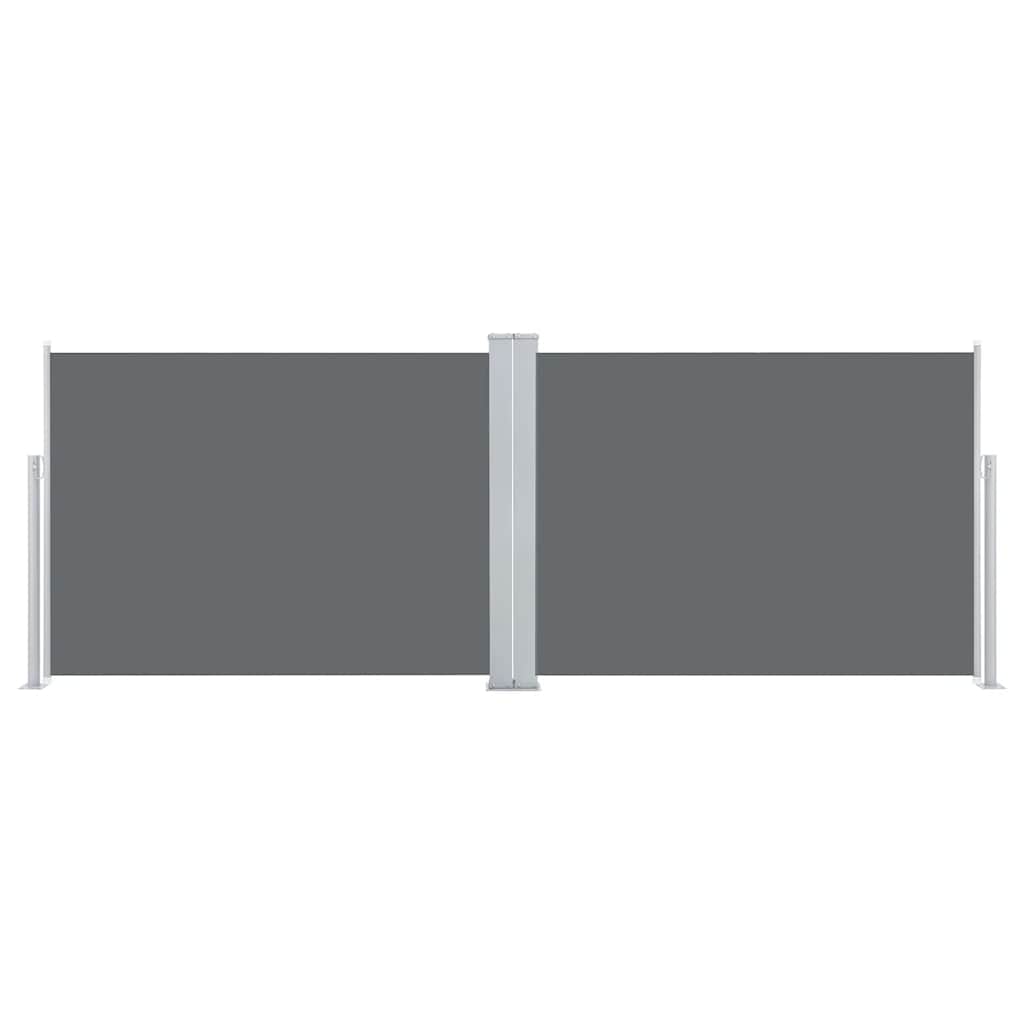 vidaXL Σκίαστρο Πλαϊνό Συρόμενο Ανθρακί 120 x 1000 εκ.