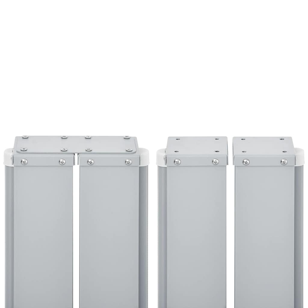 vidaXL Σκίαστρο Πλαϊνό Συρόμενο Μαύρο 140 x 1000 εκ.