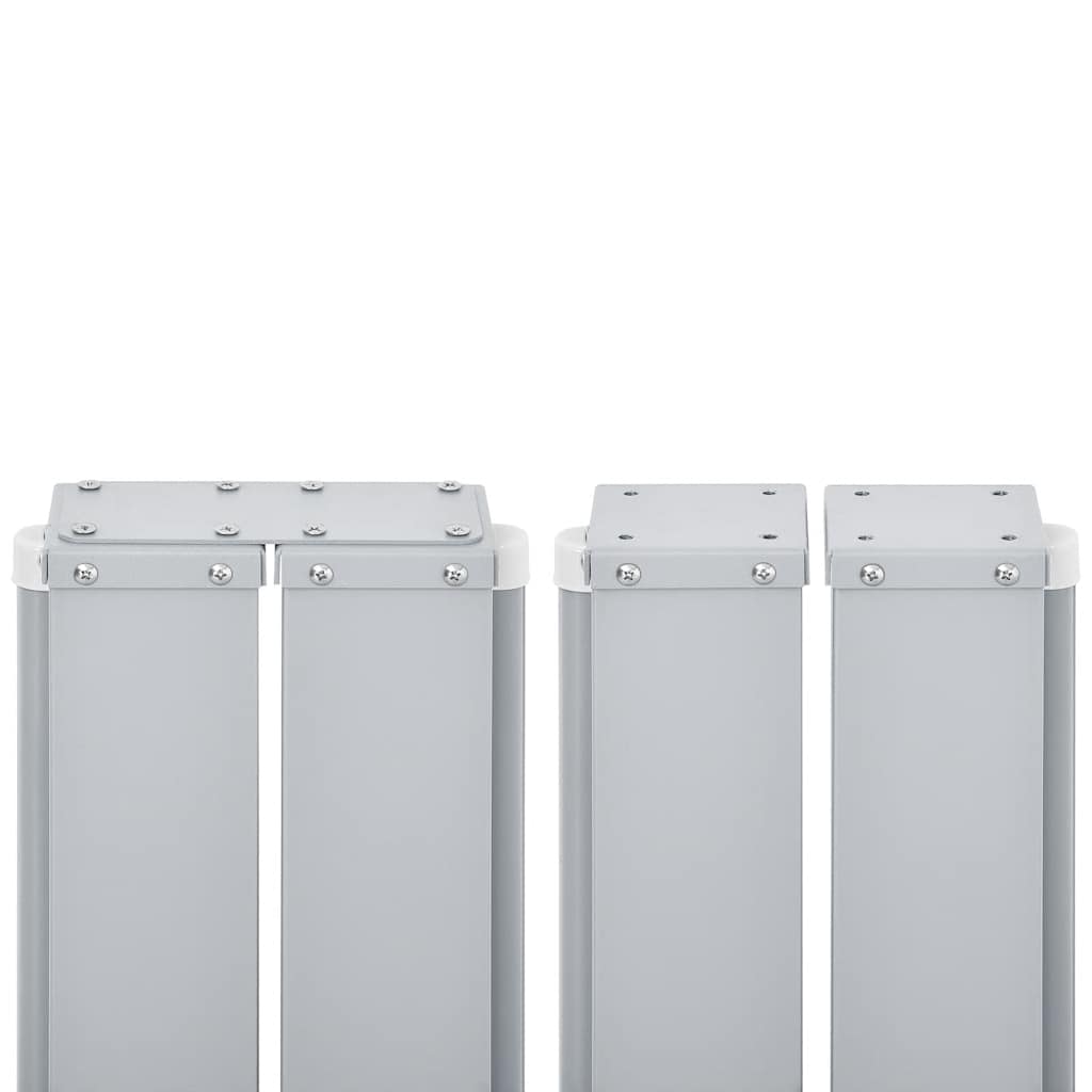 vidaXL Σκίαστρο Πλαϊνό Συρόμενο Κρεμ 140 x 1000 εκ.