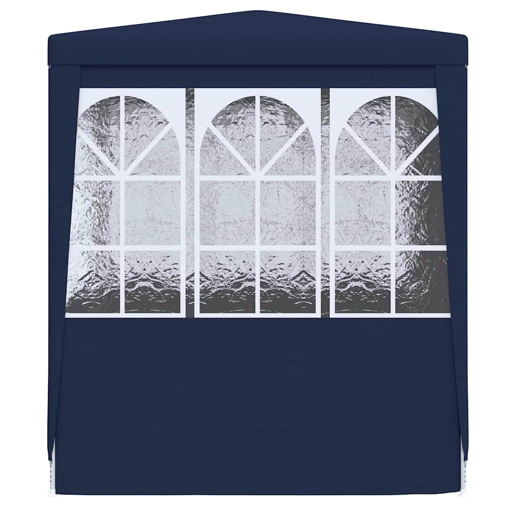 vidaXL Κιόσκι Επαγγελματικό με Τοιχώματα Μπλε 2,5 x 2,5 μ. 90 γρ./μ²