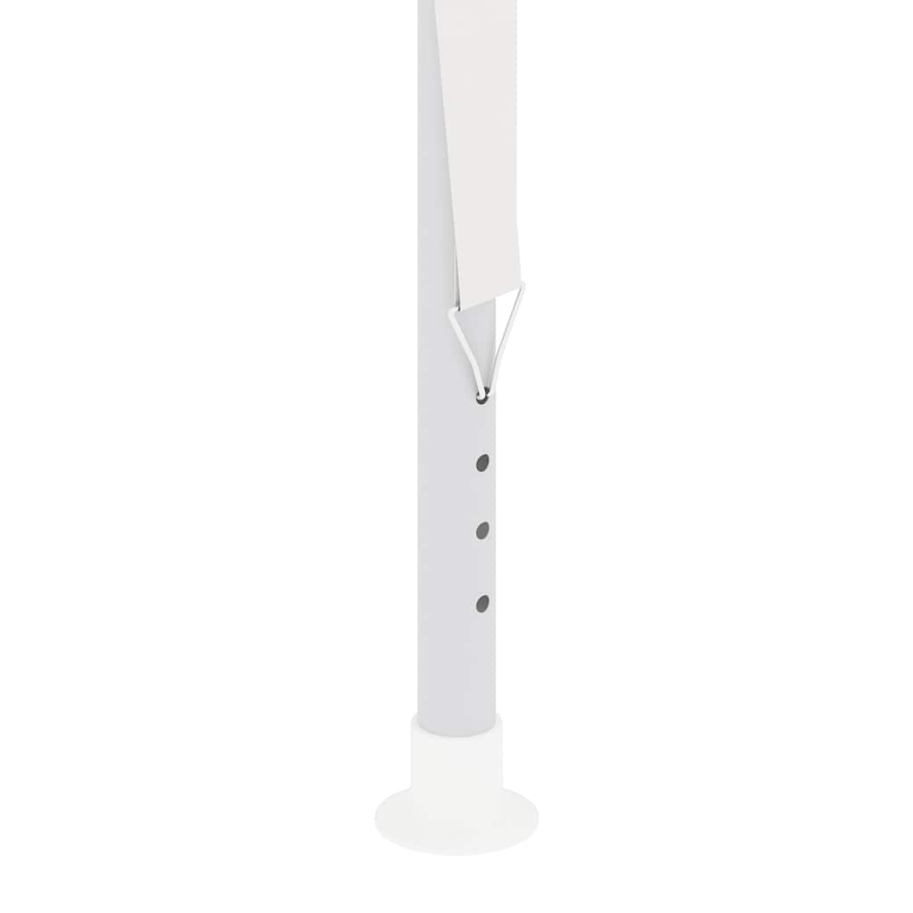 vidaXL Κιόσκι Επαγγελματικό με Τοιχώματα Λευκό 4 x 6 μ. 90 γρ./μ²