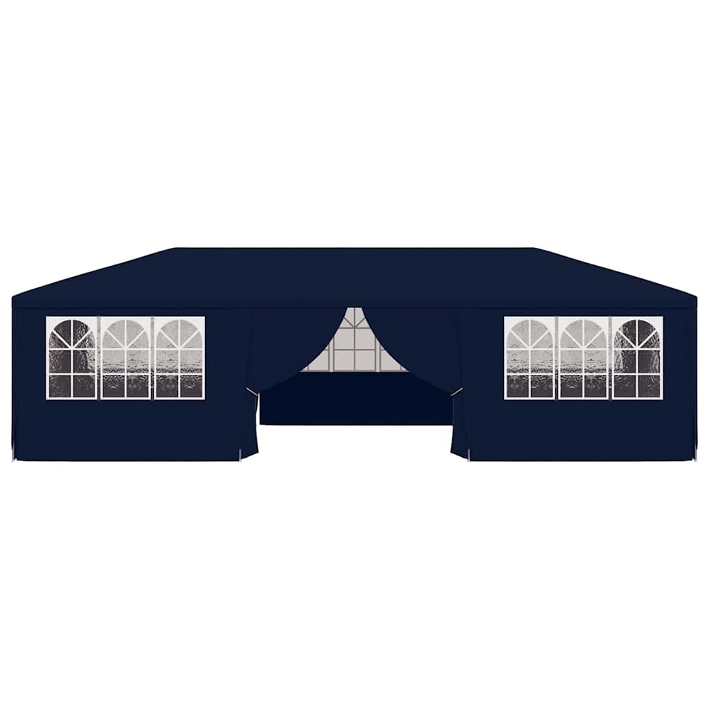 vidaXL Κιόσκι Επαγγελματικό με Τοιχώματα Μπλε 4 x 9 μ. 90 γρ./μ²