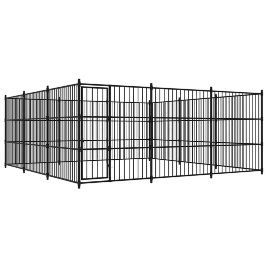 vidaXL Κλουβί Σκύλου Εξωτερικού Χώρου 450 x 450 x 185 εκ.