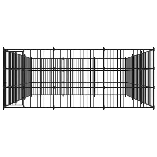 vidaXL Κλουβί Σκύλου Εξωτερικού Χώρου 450 x 450 x 185 εκ.