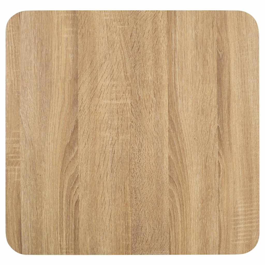 vidaXL Τραπέζι Bistro Ανοιχτό Καφέ 50 x 50 εκ. από MDF