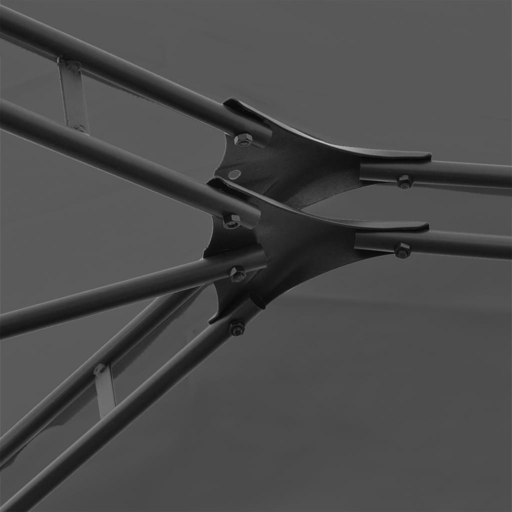 vidaXL Τέντα Εκδηλώσεων Κήπου με Κουρτίνες Ανθρακί 4 x 3 μ.