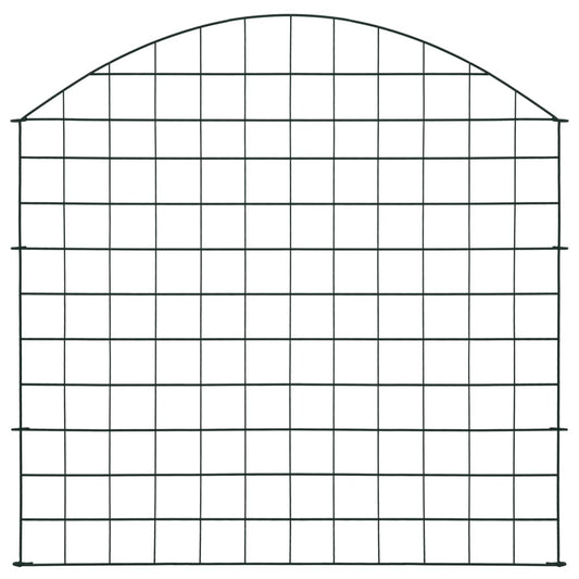 vidaXL Περίφραξη Κήπου Αψίδα Σετ Πράσινη 77,5 x 78,5 εκ.