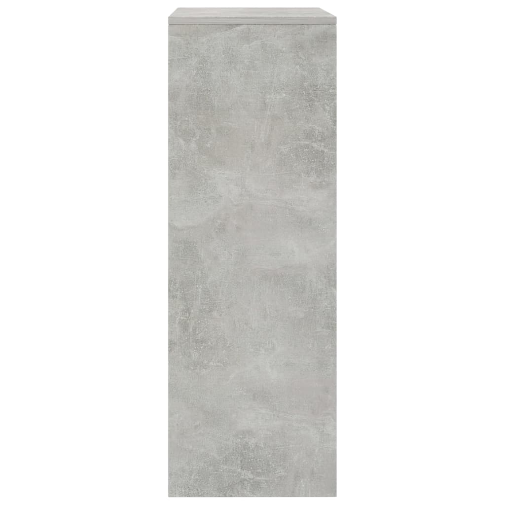 vidaXL Συρταριέρα με 6 Συρτάρια Γκρι Σκυροδ. 50x34x96 εκ. Επεξ. Ξύλο