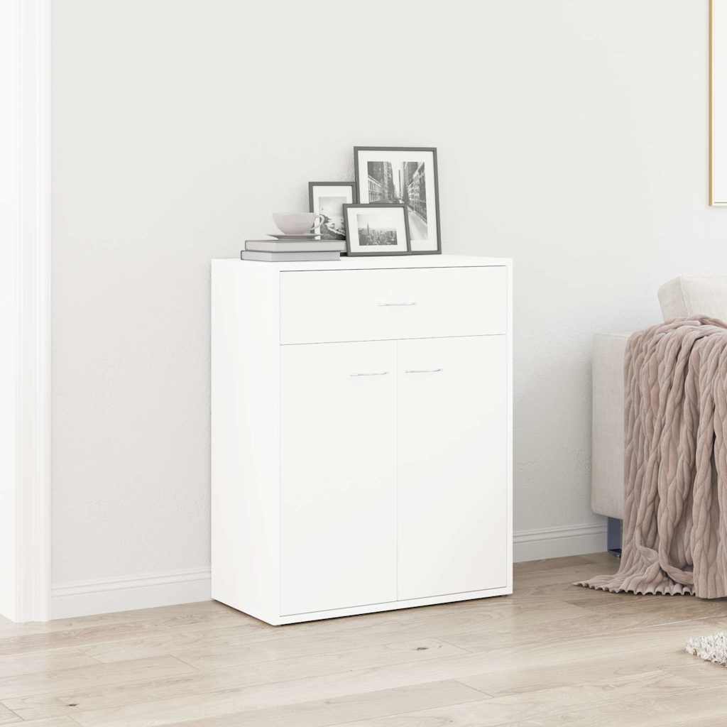 vidaXL Ντουλάπι Λευκό 60 x 30 x 75 εκ. από Επεξεργασμένο Ξύλο