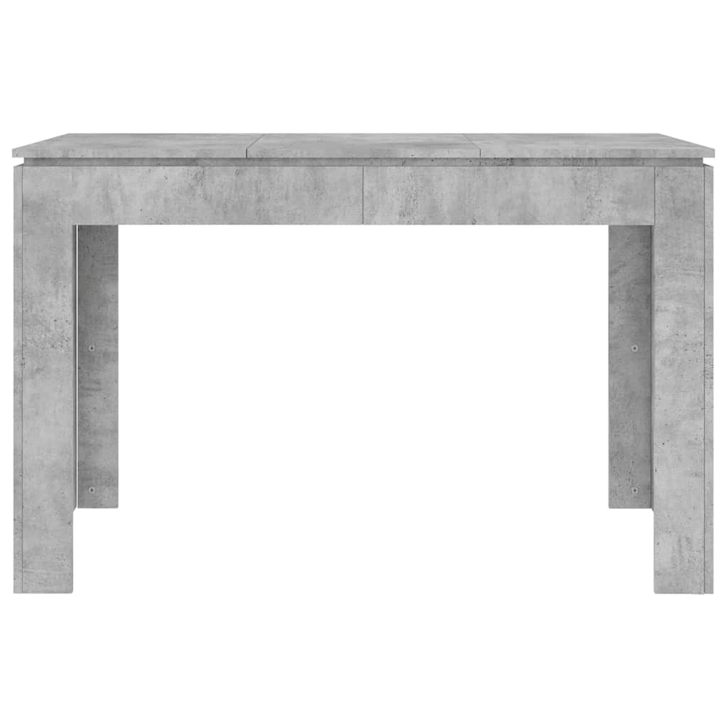 vidaXL Τραπεζαρία Γκρι του Σκυροδέματος 120x60x76 εκ. από Επεξ. Ξύλο