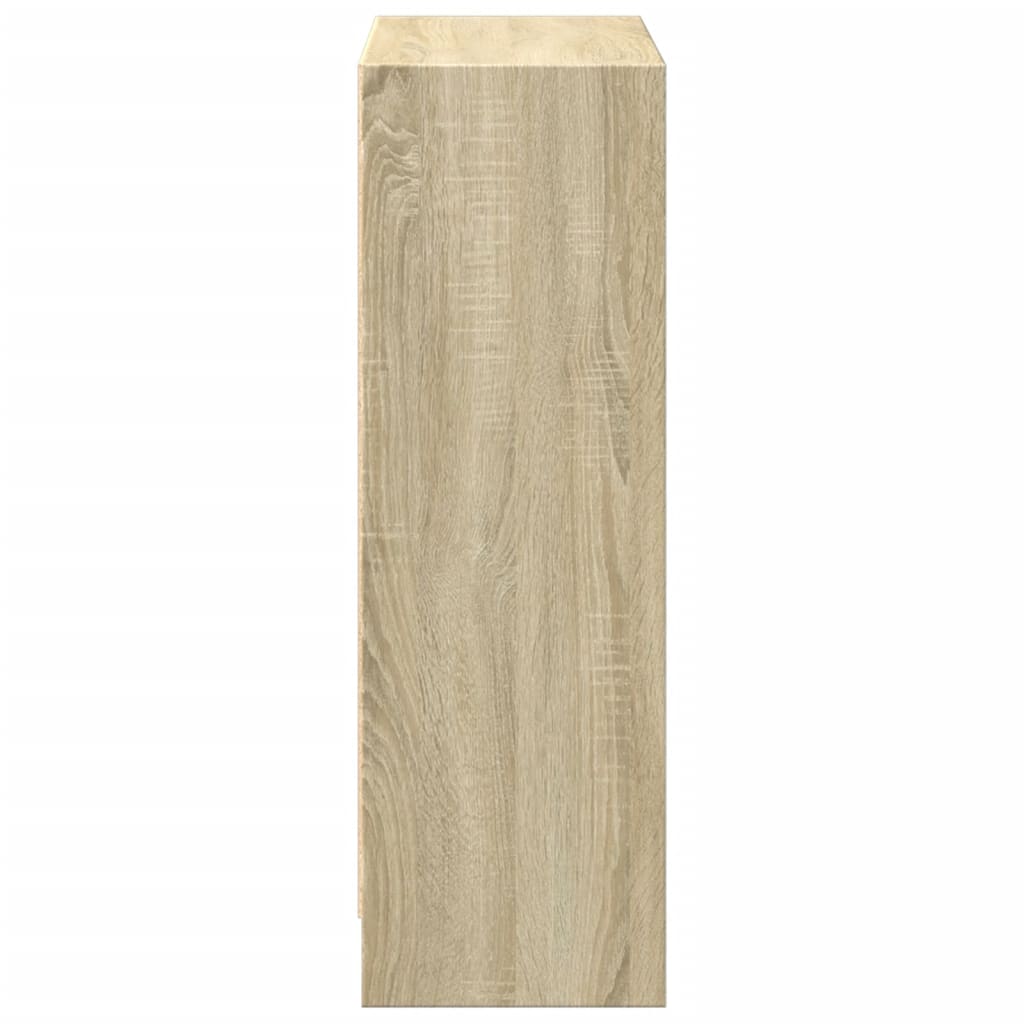 vidaXL Βιβλιοθήκη Χρώμα Sonoma Δρυς 40 x 24 x 75 εκ. από Μοριοσανίδα