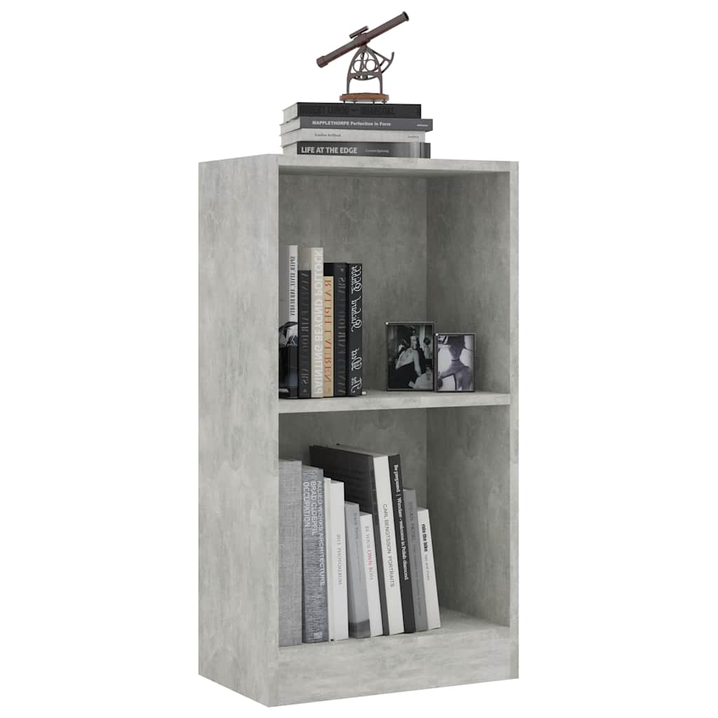 vidaXL Βιβλιοθήκη Γκρι από Σκυρόδεμα 40 x 24 x 75 εκ. από Τεχνητό Ξύλο