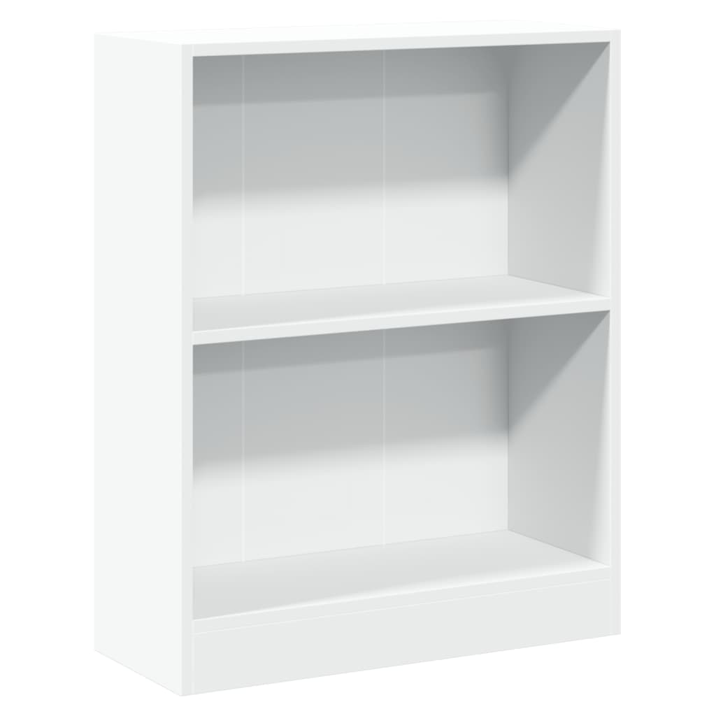 vidaXL Βιβλιοθήκη Λευκή 60 x 24 x 76 εκ. από Επεξεργασμένο Ξύλο