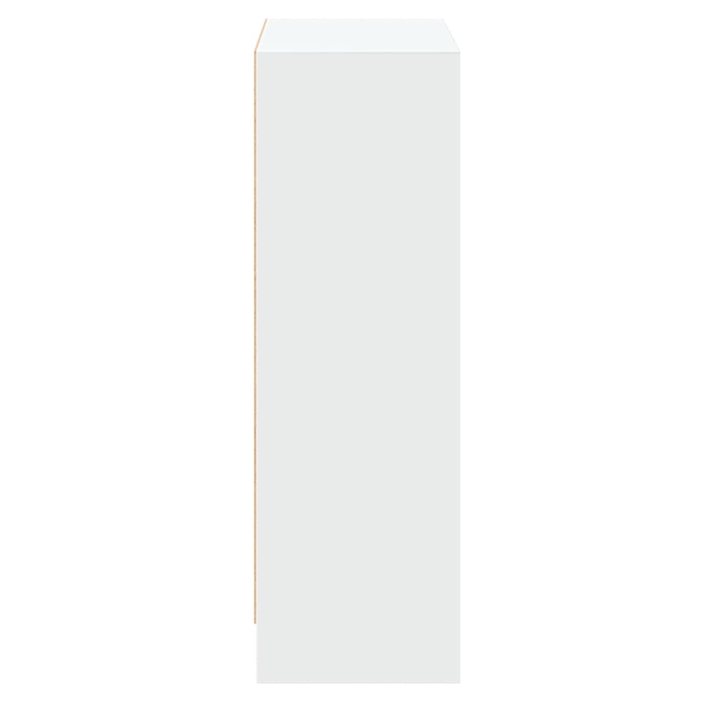 vidaXL Βιβλιοθήκη Λευκή 60 x 24 x 76 εκ. από Επεξεργασμένο Ξύλο