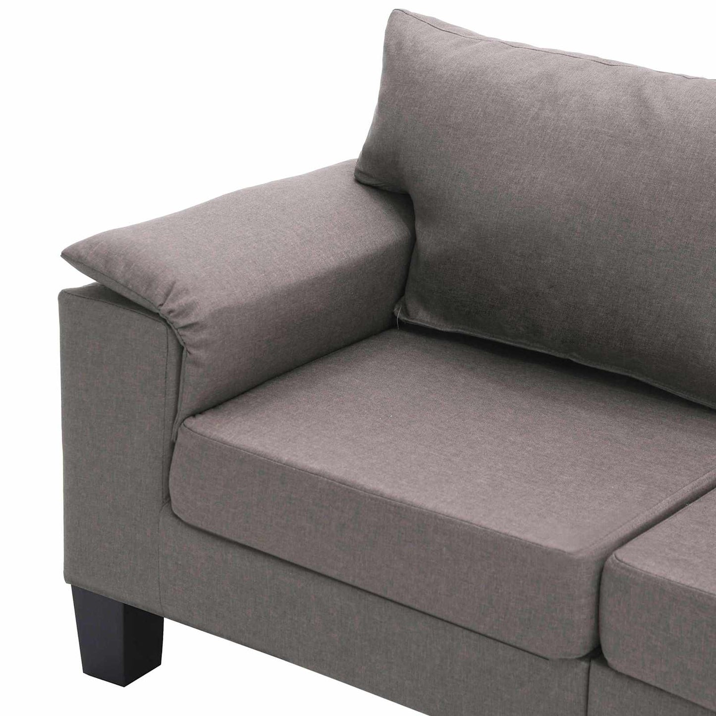 vidaXL Καναπές Taupe Τετραθέσιος ύφασμα