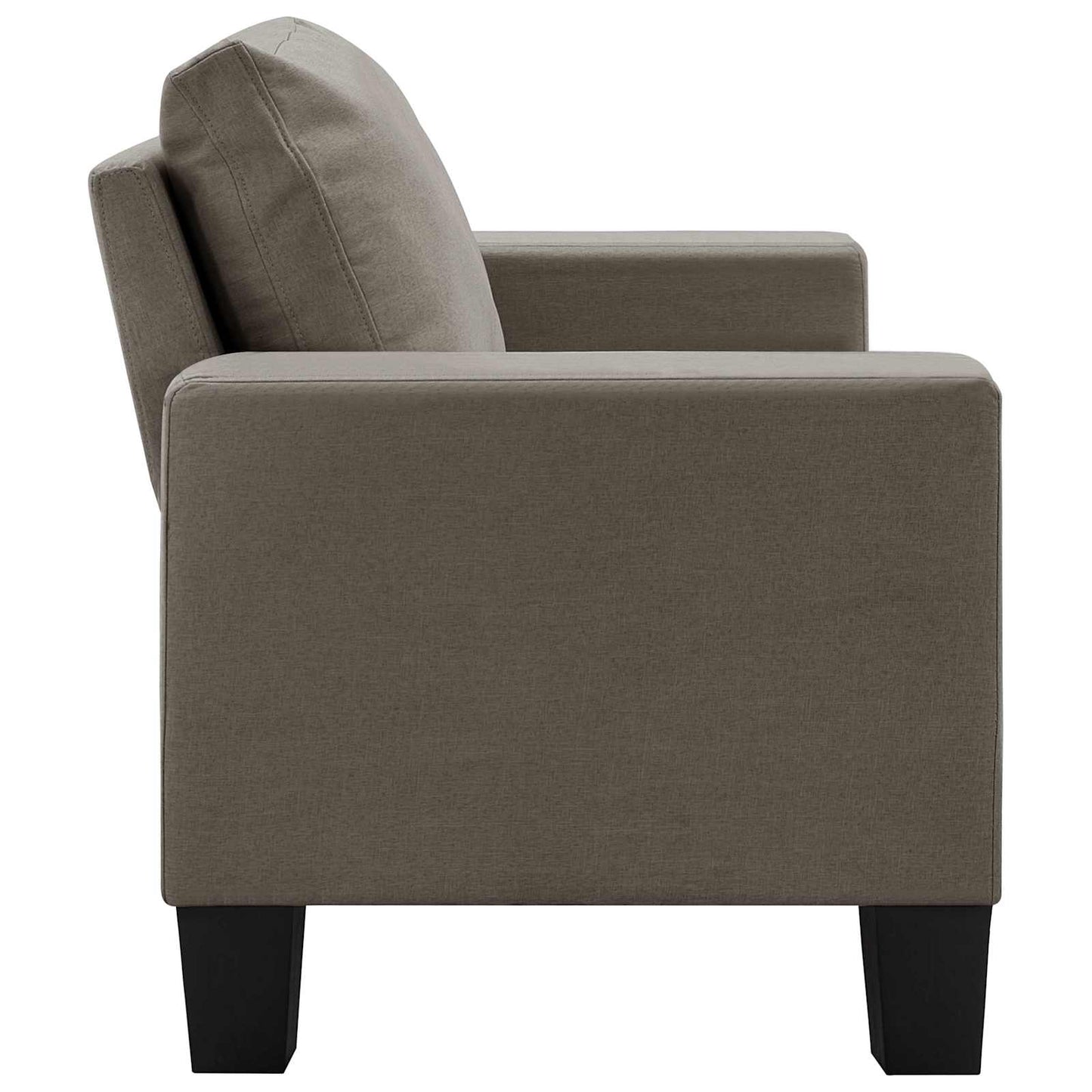 vidaXL Καναπές Taupe Διθέσιοι ύφασμα