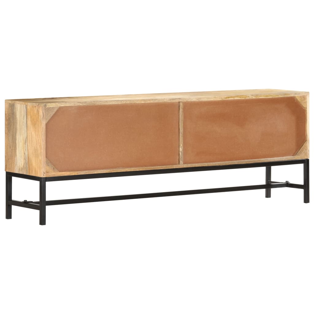 vidaXL Έπιπλο Τηλεόρασης 140 x 30 x 50 εκ. από Μασίφ Ξύλο Μάνγκο