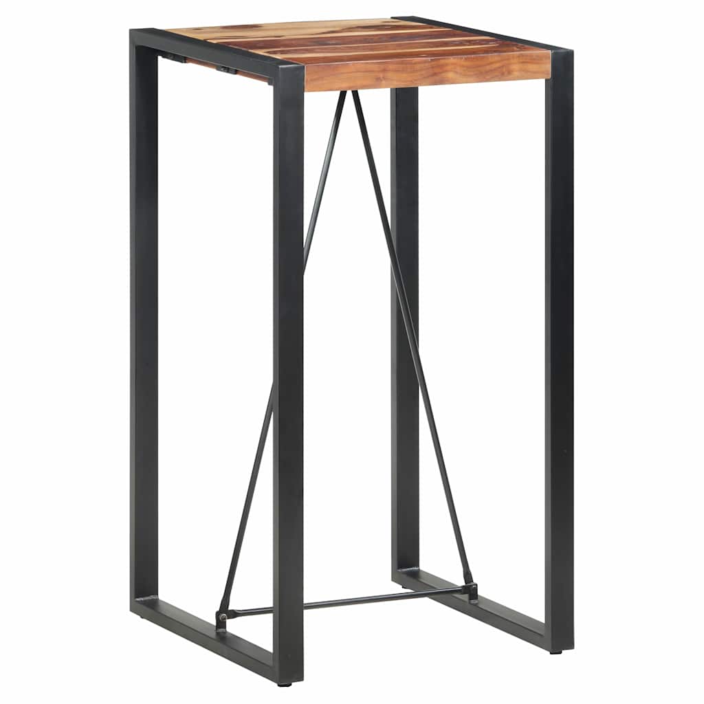 vidaXL Τραπέζι Μπαρ 60 x 60 x 110 εκ. από Μασίφ Ξύλο Ακακίας