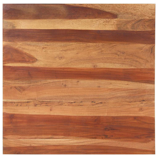 vidaXL Επιφάνεια Τραπεζιού 25-27 χιλ. 80x80 εκ. Ξύλο Ακακίας