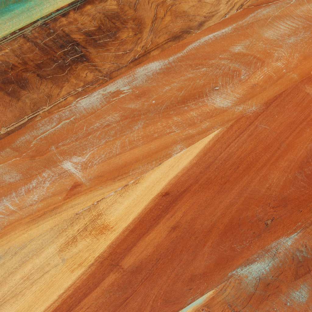 vidaXL Επιφάνεια Τραπεζιού Ορθ. 70x80 εκ 25-27 χιλ Μασίφ Ανακ. Ξύλο