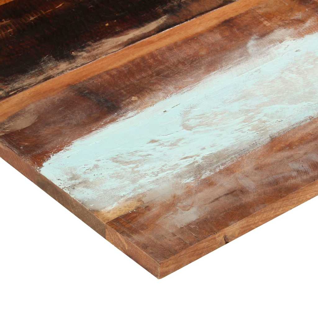 vidaXL Επιφάνεια Τραπεζιού Τετρ.80x80 εκ 25-27 χιλ Μασίφ Ανακ. Ξύλο