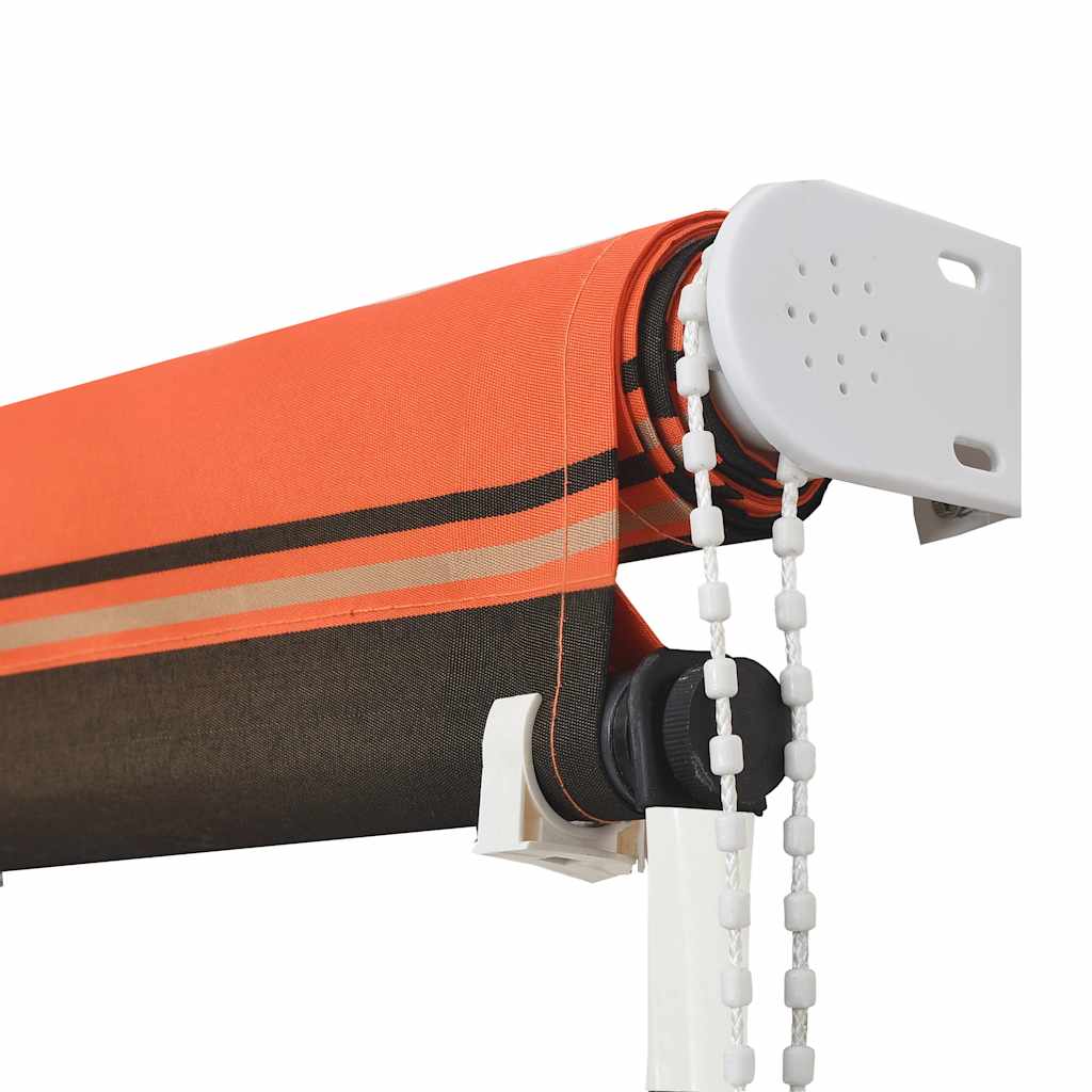 vidaXL Τέντα Συρόμενη Πορτοκαλί / Καφέ 300 x 150 εκ.