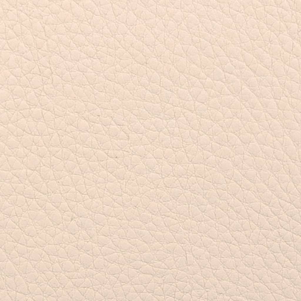 vidaXL Πολυθρόνες Τραπεζαρίας 2 τεμ. Κρεμ από Συνθετικό Δέρμα