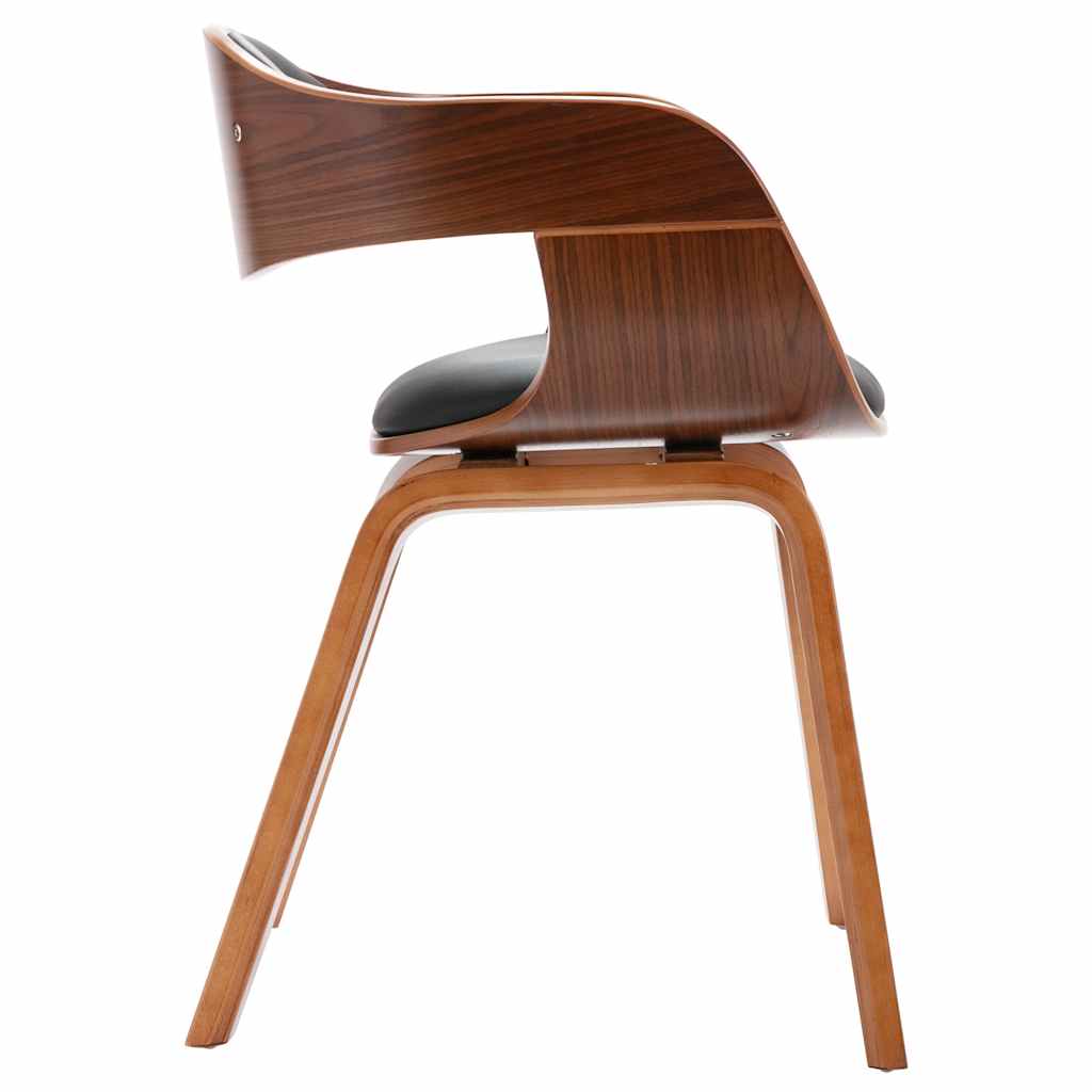 vidaXL Καρέκλες Τραπεζαρίας 2 τεμ. Λυγισμένο Ξύλο / Συνθετικό Δέρμα