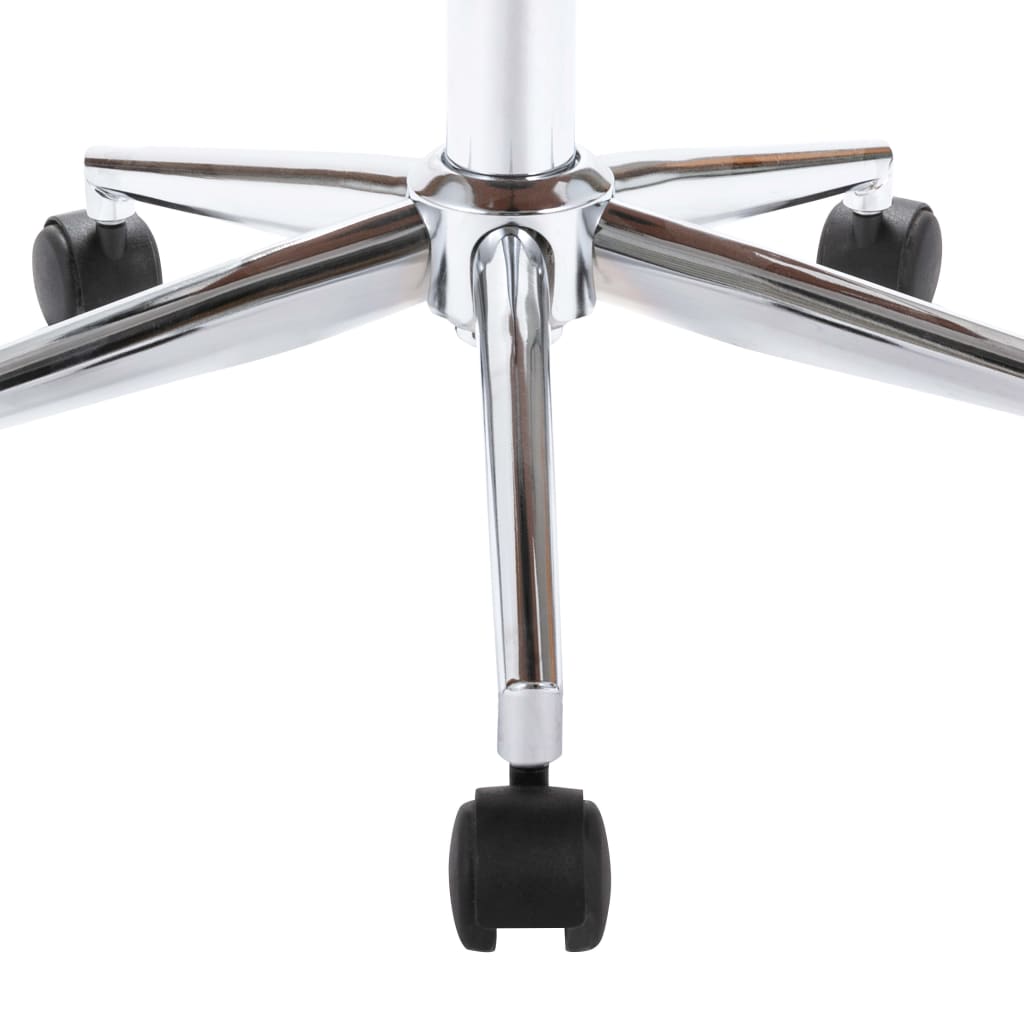 vidaXL Καρέκλα Τραπεζαρίας Περιστρεφ. Μαύρη Λυγισμένο Ξύλο/Συνθ. Δέρμα