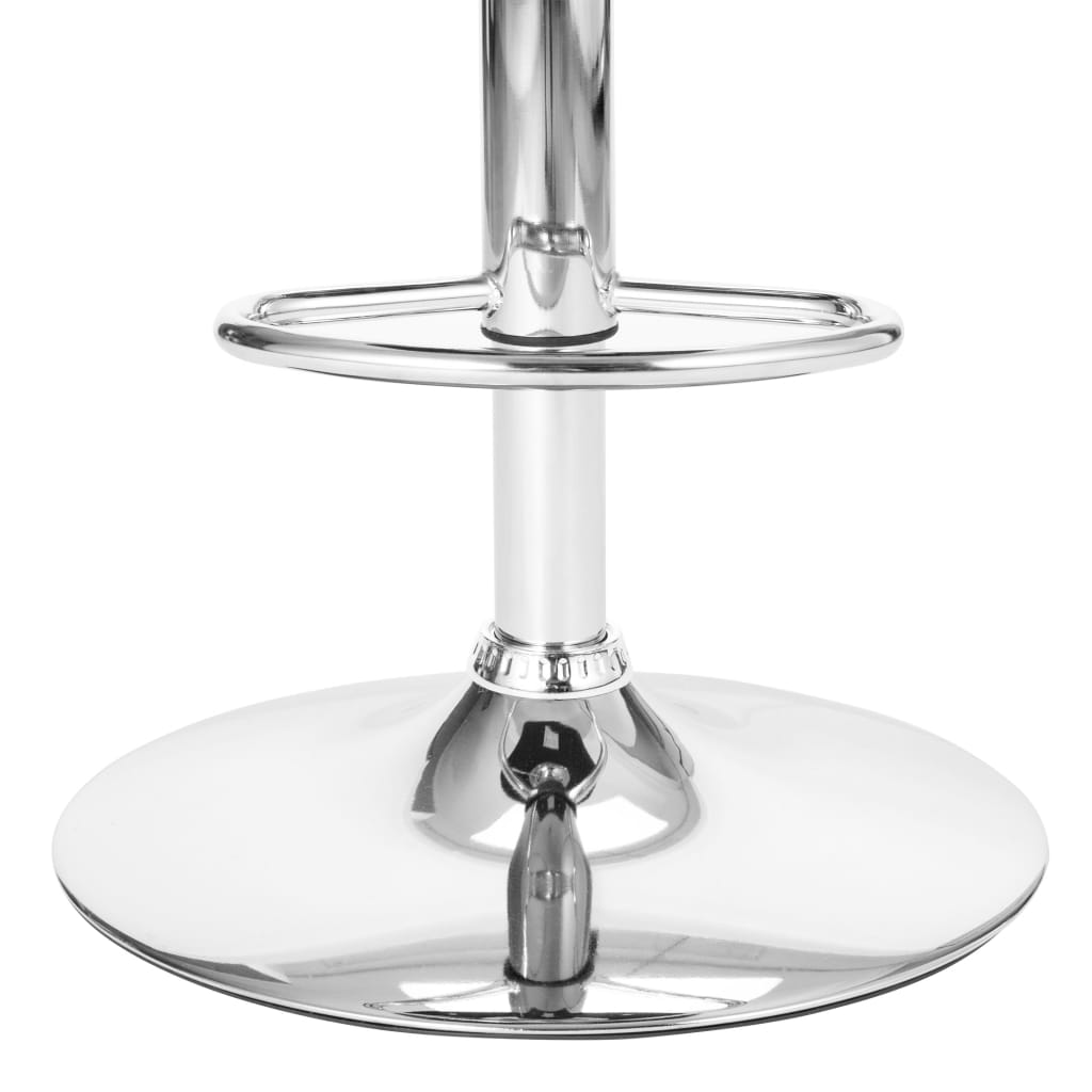 vidaXL Σκαμπό Μπαρ Μαύρο από Συνθετικό Δέρμα