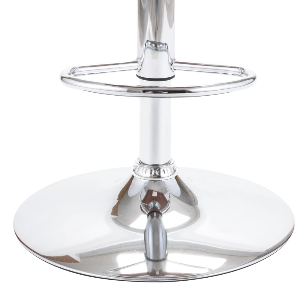 vidaXL Σκαμπό Μπαρ από Κόντρα Πλακέ και Taupe Ύφασμα