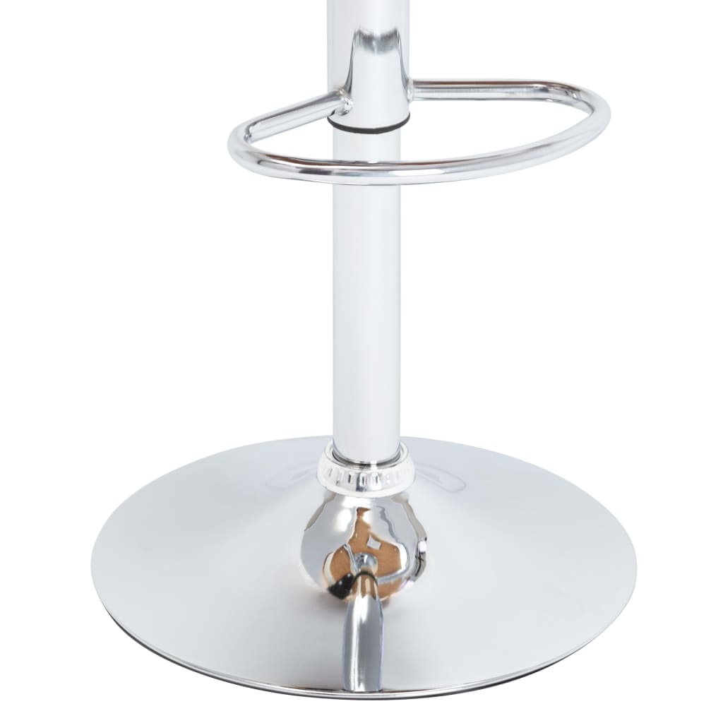 vidaXL Σκαμπό Μπαρ Κρεμ από Συνθετικό Δέρμα