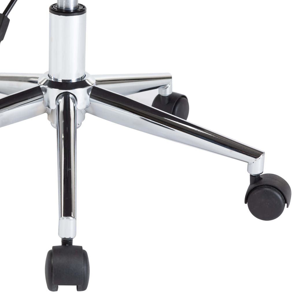 vidaXL Καρέκλα Τραπεζαρίας Περιστρεφ. Λευκή Λυγισμένο Ξύλο/Συνθ. Δέρμα